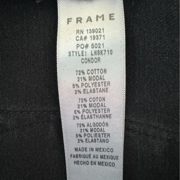 Frame Le High Ankle Skinny Jeans in Kerry grey - Picture 7 of 7